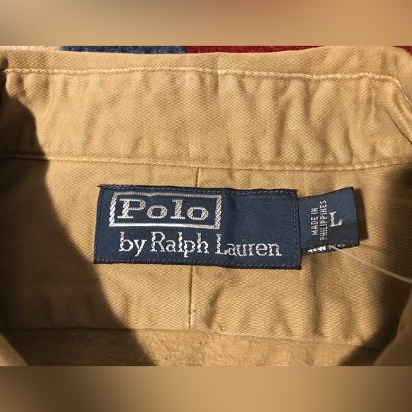 Vintage Ralph Lauren Polo RLPC Sportsman FISHING DOG HUNTING Shirt L Rlx Rod Usa - Picture 4 of 14